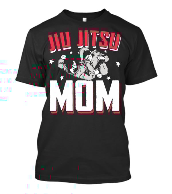 Jiu Jitsu Mom Stars Martial Arts Player T-Shirt