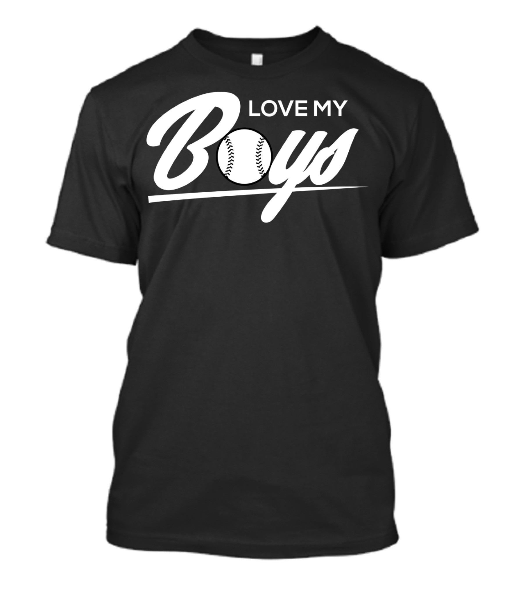 Father Mother Love My Boys Baseball Softball T-Shirt