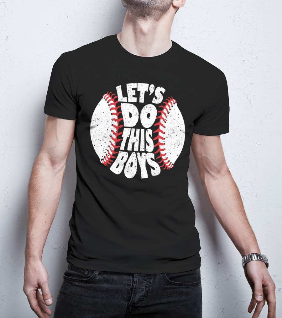 Let's Do This Boys Baseball Spirit T-Shirt
