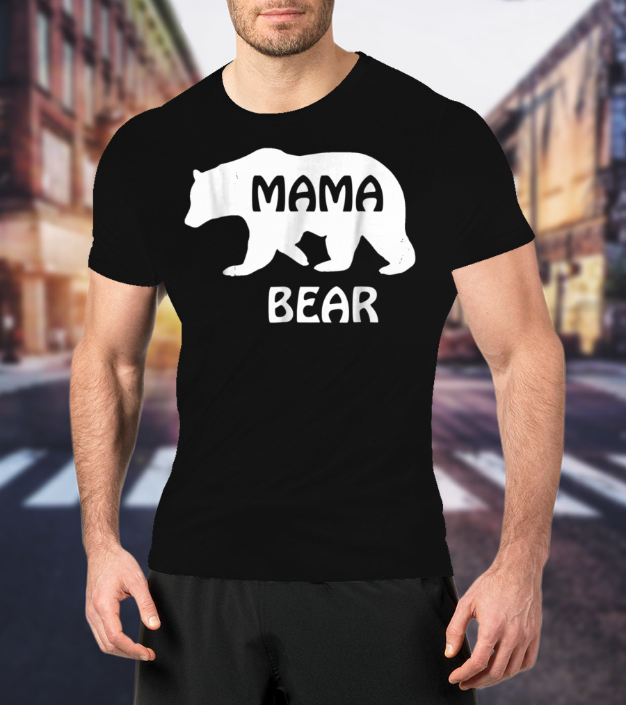 Mama Bear Ideas Cute Women Bear T-Shirt
