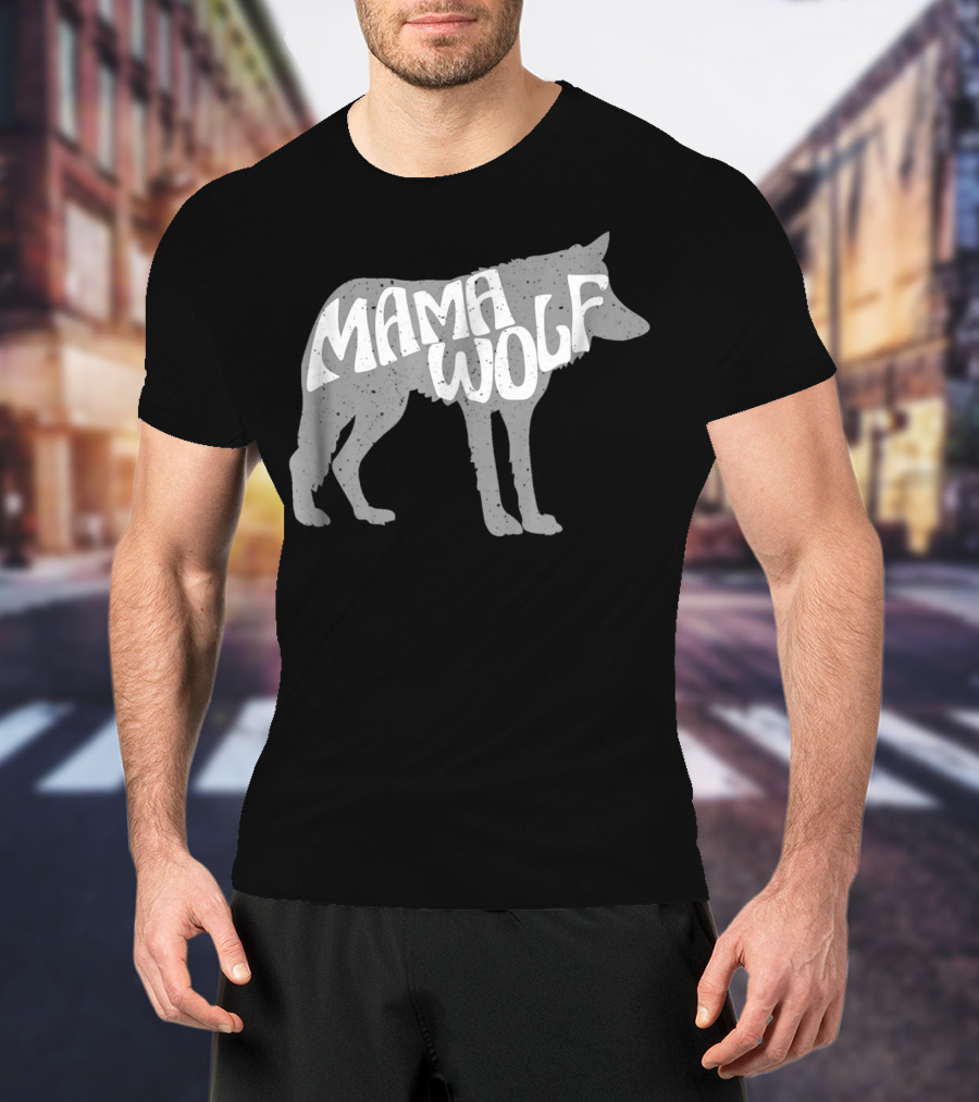 Mama Wolf Wolf T-Shirt