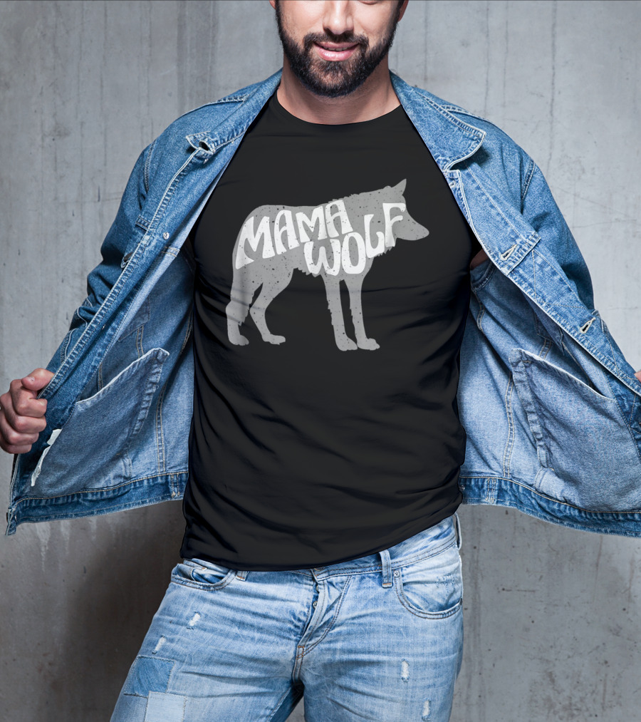 Mama Wolf Wolf T-Shirt