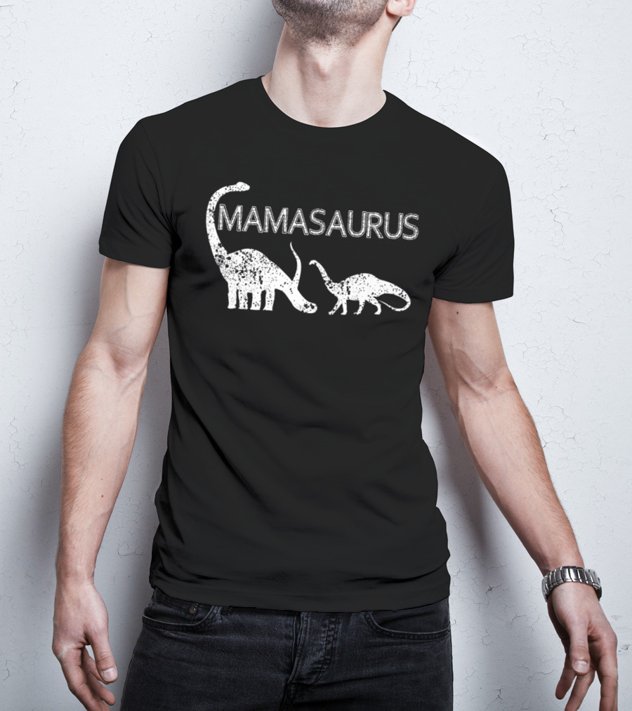 Mamasaurus Cute Sweet Mom Family Dino T-Shirt