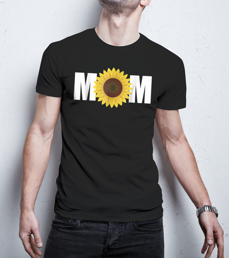 MOM Sunflower Floral T-Shirt