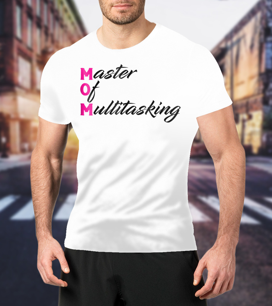 Master Of Multitasking Mom Funny Abbreviation Novelty DD63 T-Shirt