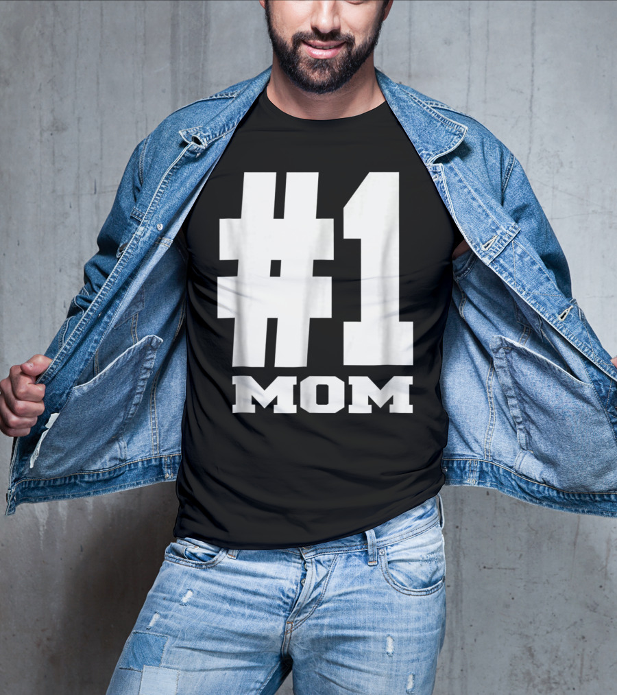 1 Mom Tees Number One Mom Fancy S68 T-Shirt