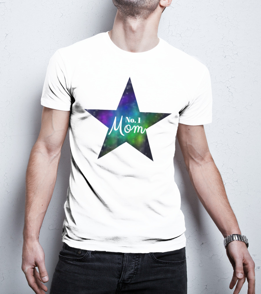No. 1 Mom Star Galaxy Best Mom In The World T-Shirt