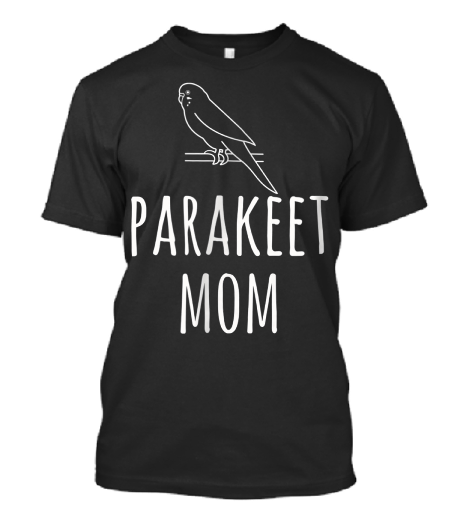 Parakeet Mom Budgie Lover Woman Tee42 T-Shirt