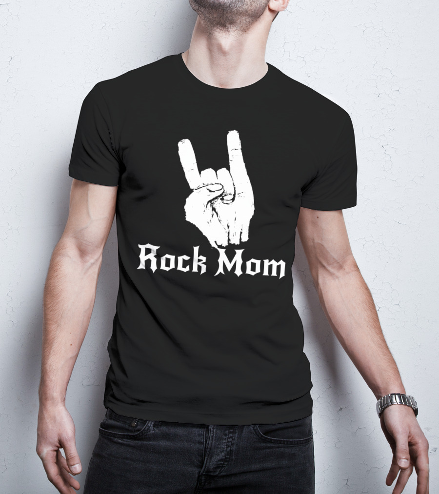 Rock Mom Hand Horns Rock N Roll T-Shirt