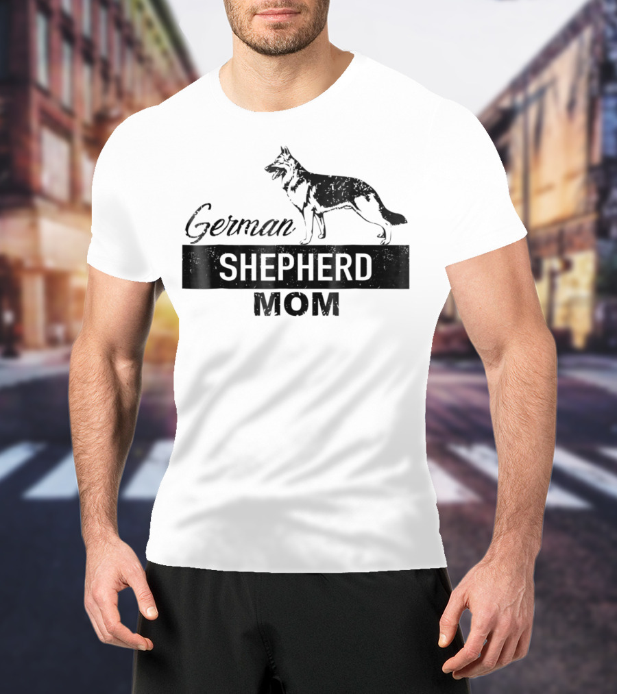 German Shepherd Mom T-Shirt