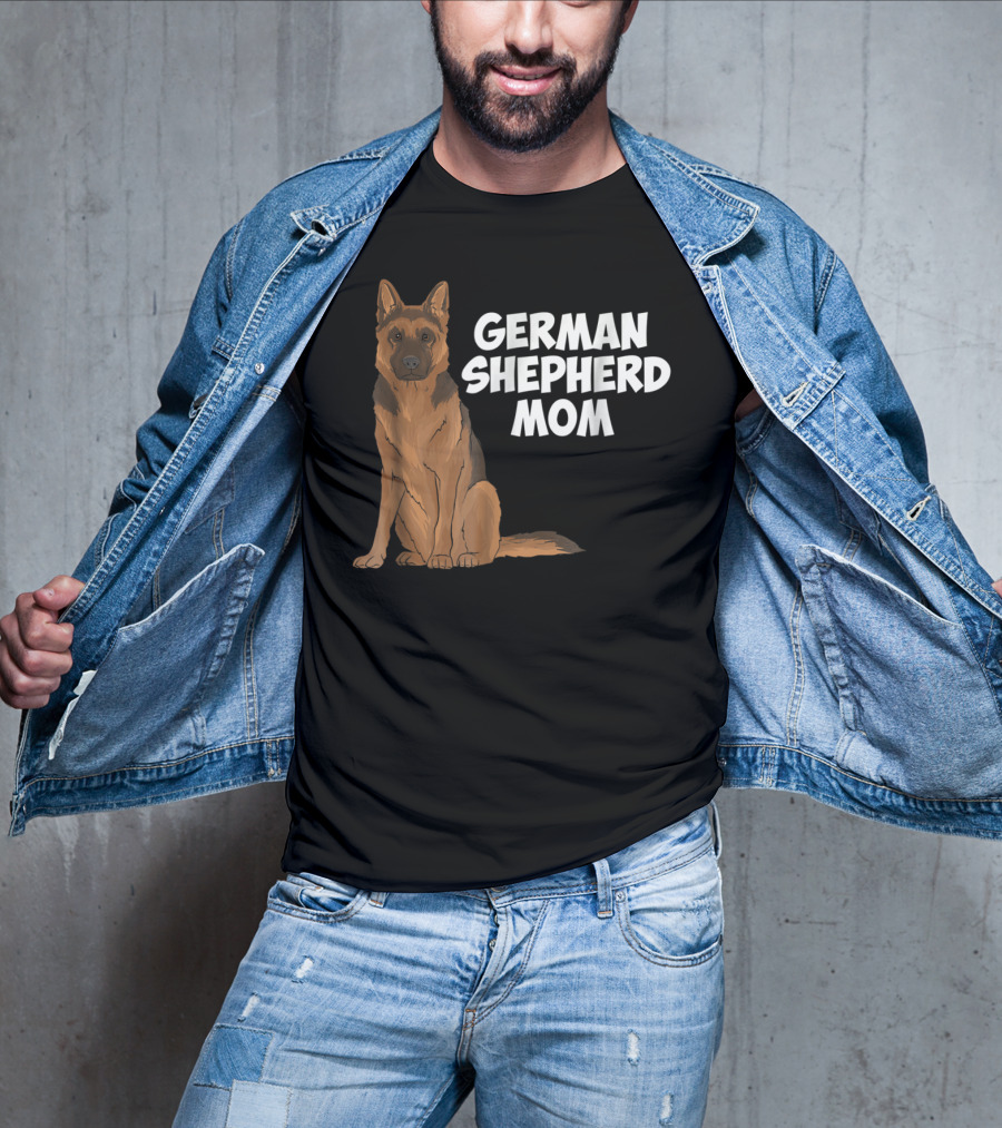 German Shepherd Mom Dog Lovers Birthday22 T-Shirt