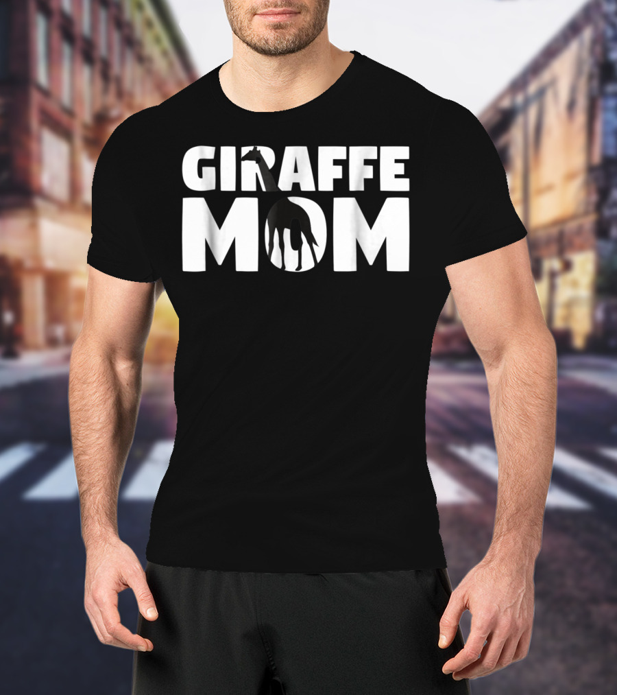 Giraffe Mom Animal Lover Zoo Giraffe Mother72 T-Shirt