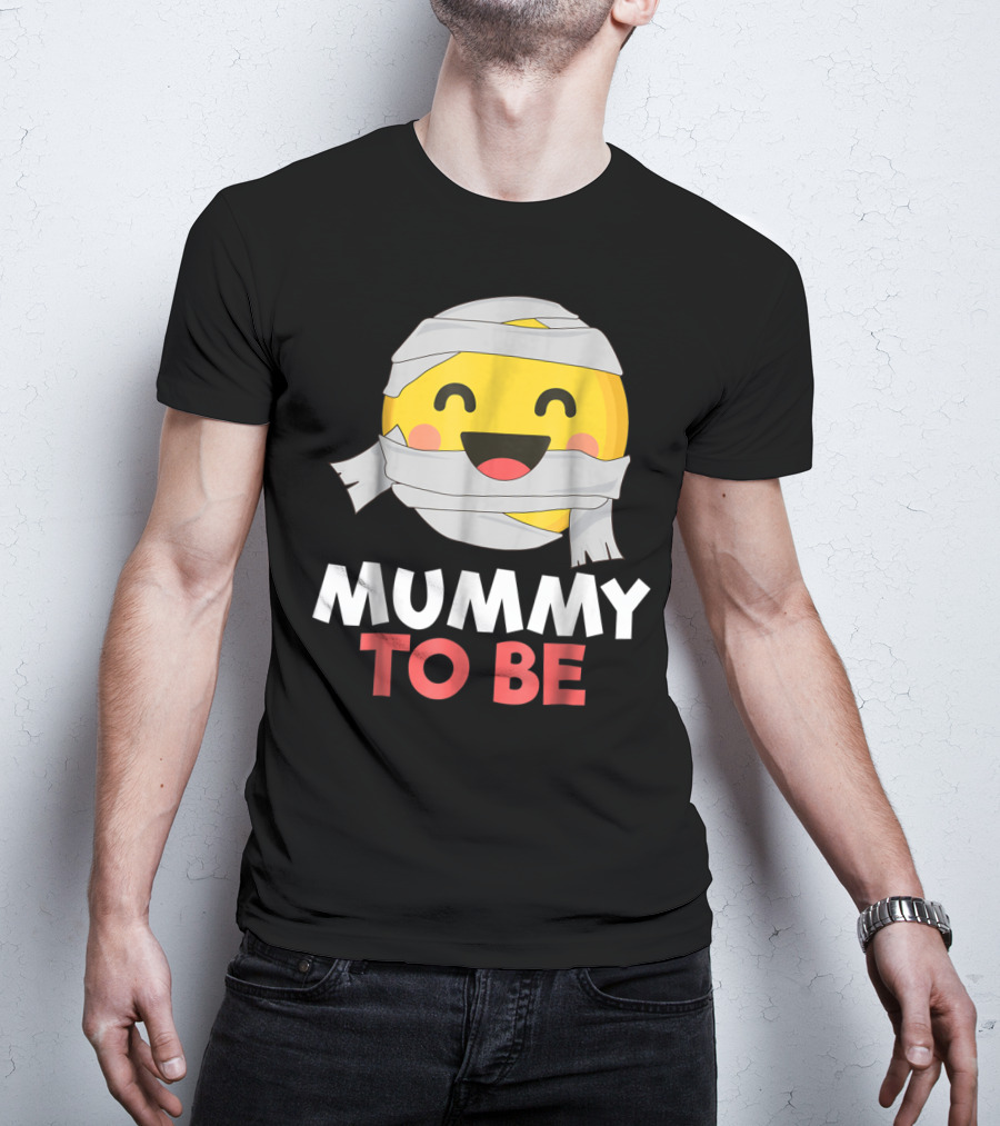 Mummy To Be Emoji Halloween Pregnancy T-Shirt