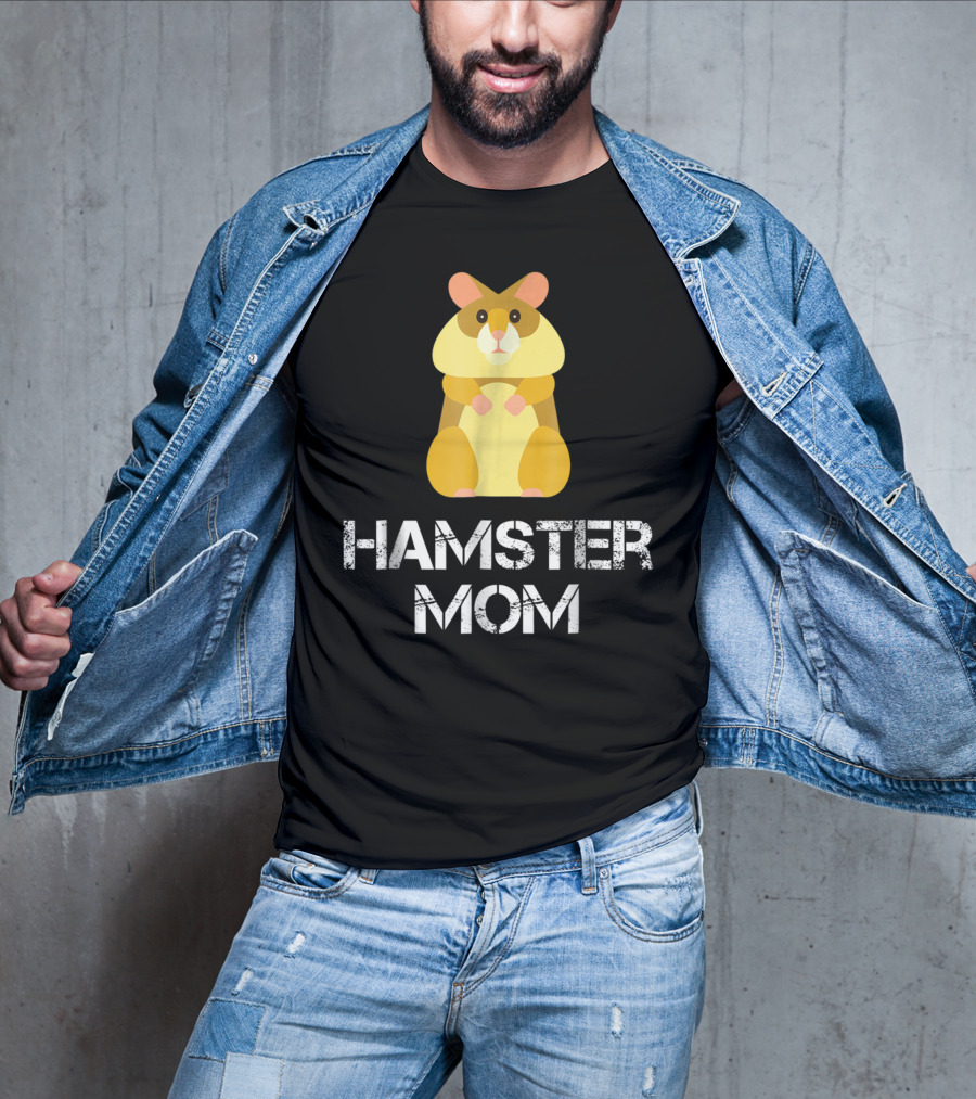 Hamster Mom Hamster Owner Pet Lover Cozy Cuddly Animal Caregiver T-Shirt