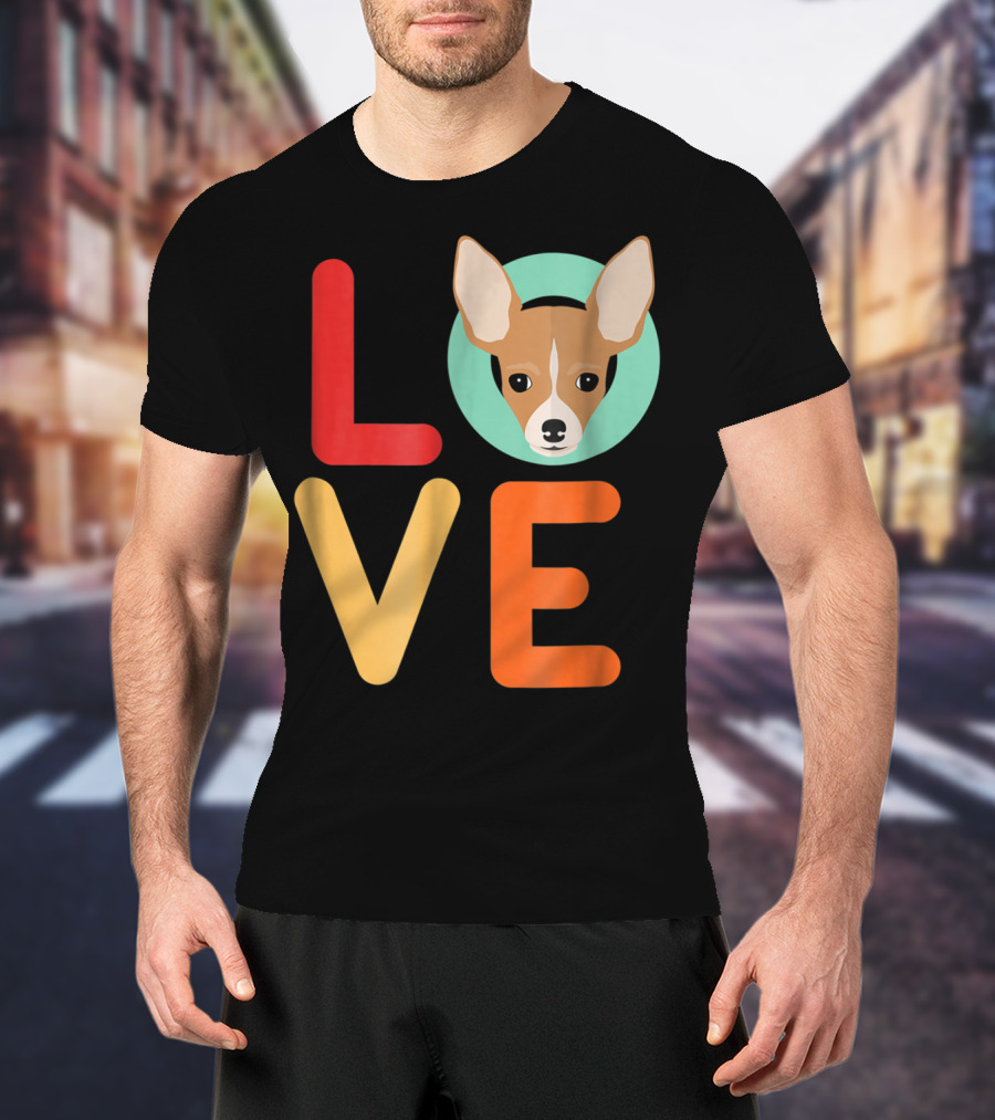Love Chihuahua Dog Animal Lover Puppies Mom Dad T-Shirt