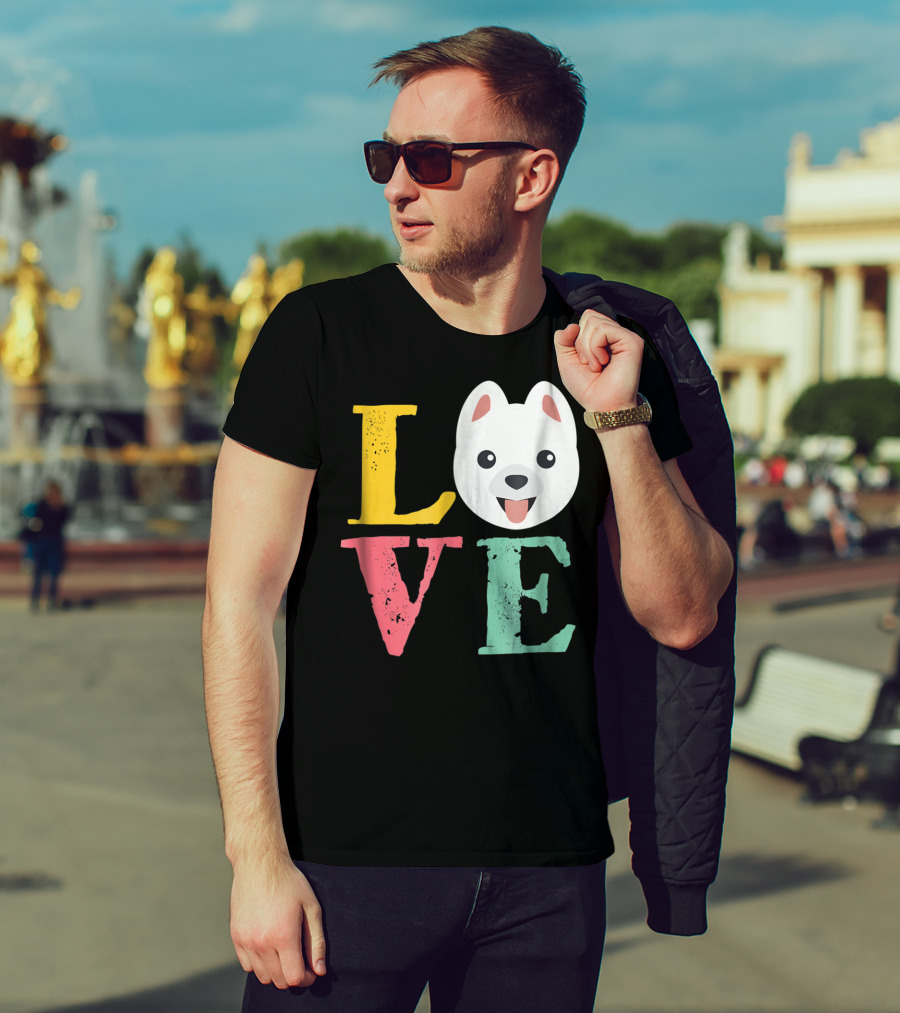 LOVE Pomeranian Dog Pom Owner Puppies Mom And Dad15 T-Shirt