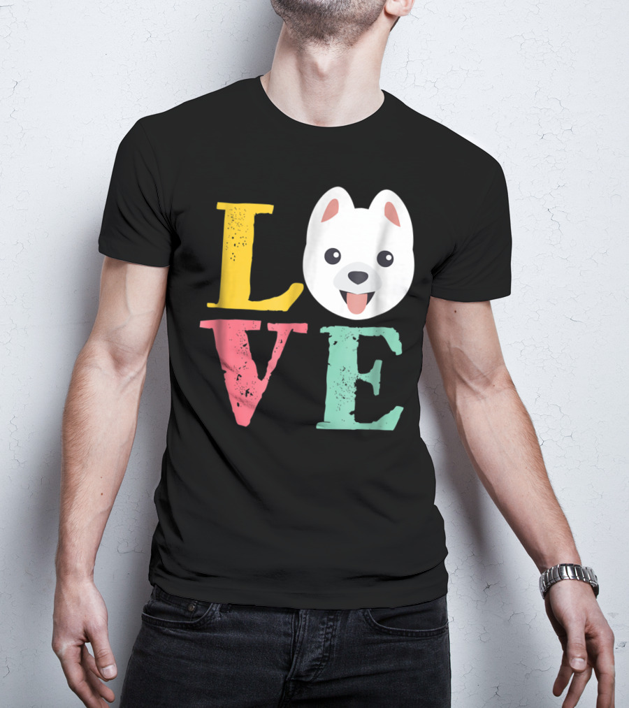LOVE Pomeranian Dog Pom Owner Puppies Mom And Dad15 T-Shirt