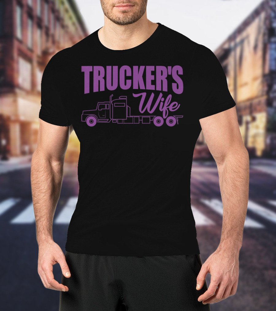 Trucker's Wife Nana Truck T-Shirt