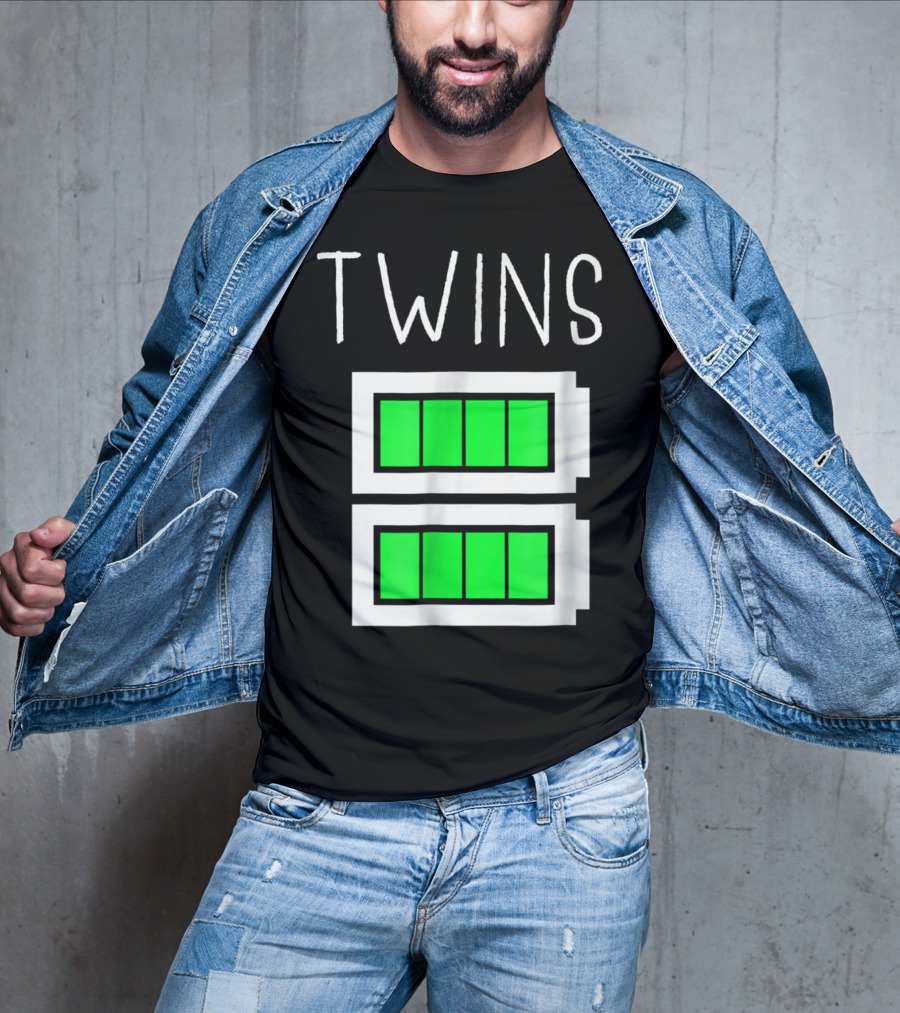 Twins Full Energy Full Batteries T-Shirt