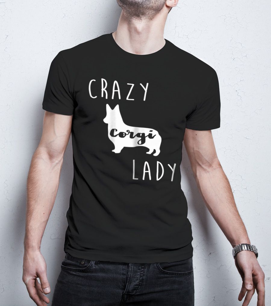 Crazy Corgi Lady T-Shirt