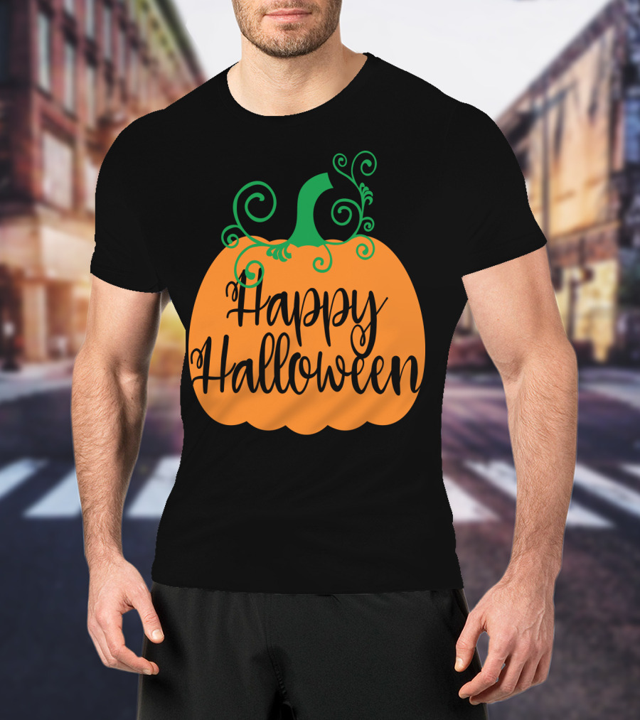 Happy Halloween Pumpkin Teacher Mom4 T-Shirt