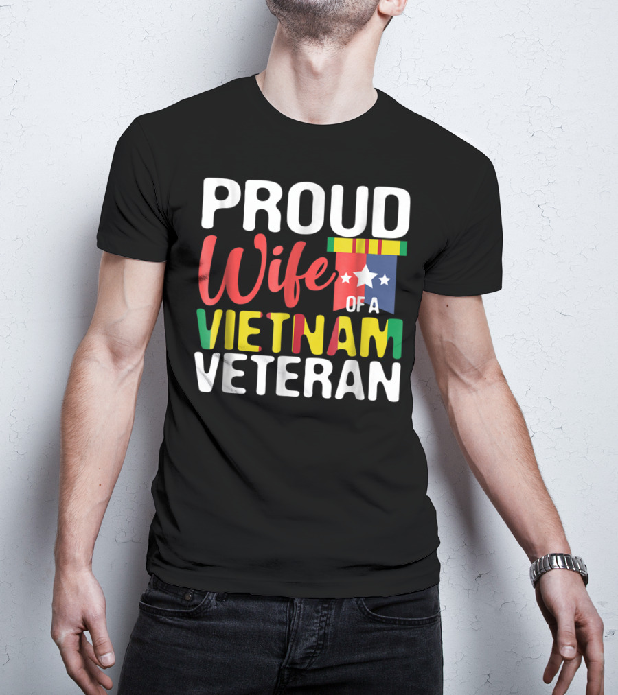 Proud Wife Of A Vietnam Veteran T-Shirt