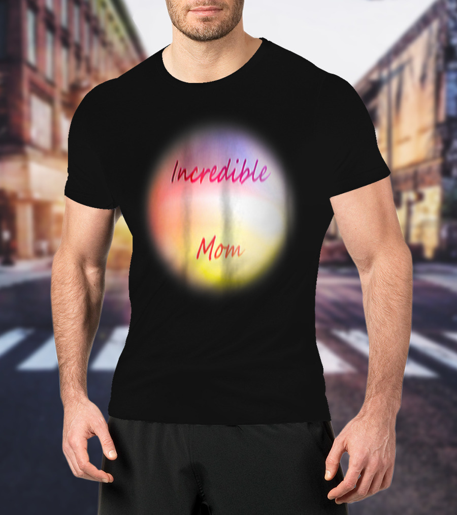 Incredible Mom Multicolored Glow T-Shirt