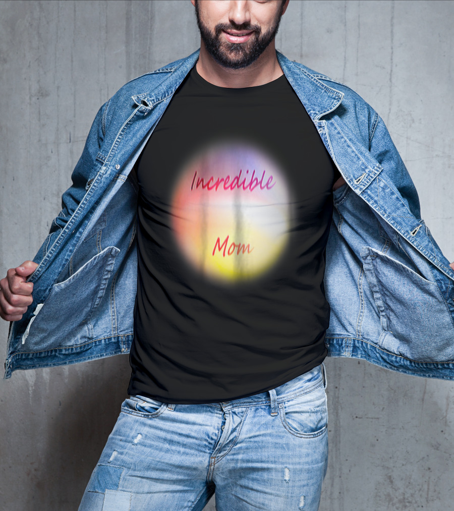 Incredible Mom Multicolored Glow T-Shirt