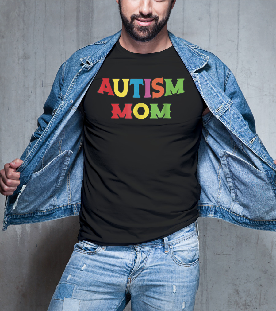 Autism Mom Autism Awareness Rainbow69 T-Shirt