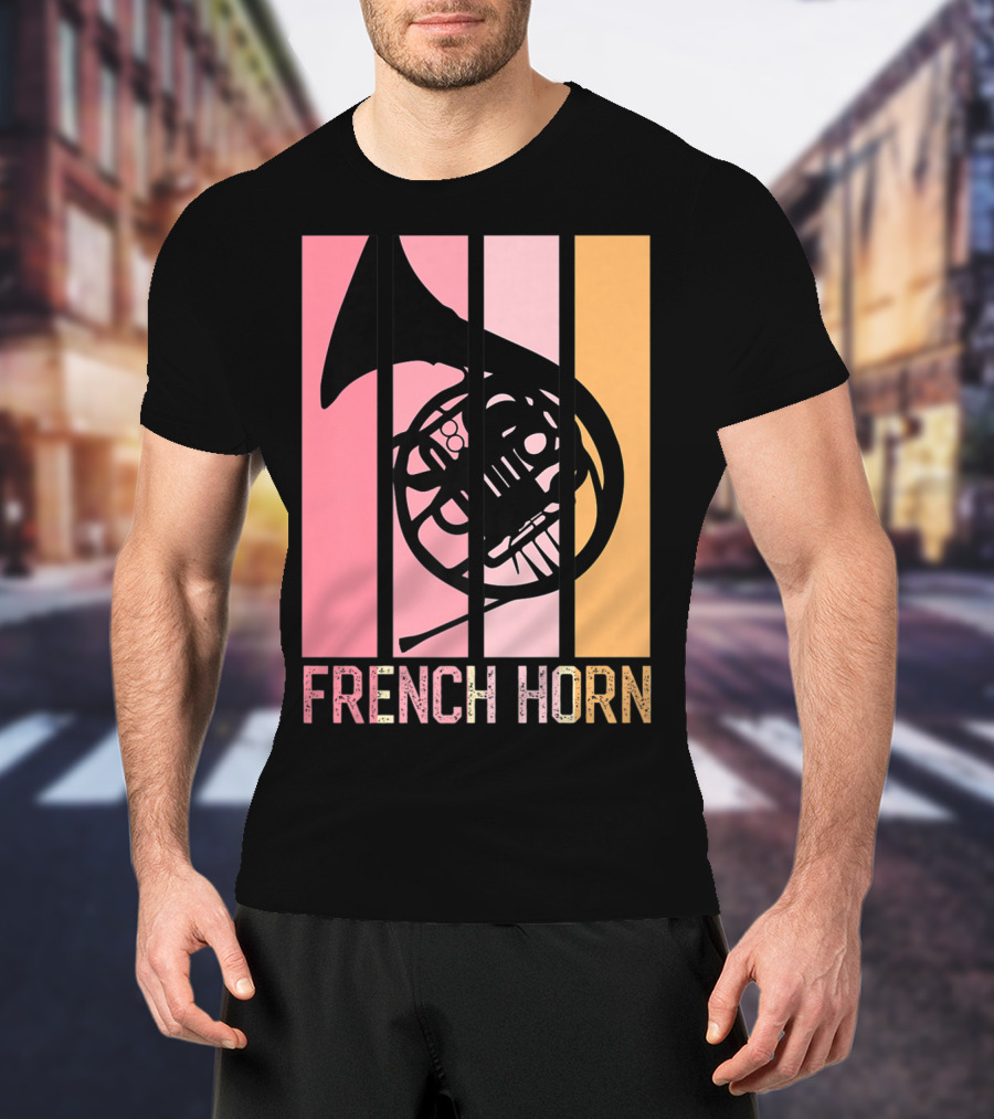 Band Mom Marching French Horn School75 T-Shirt