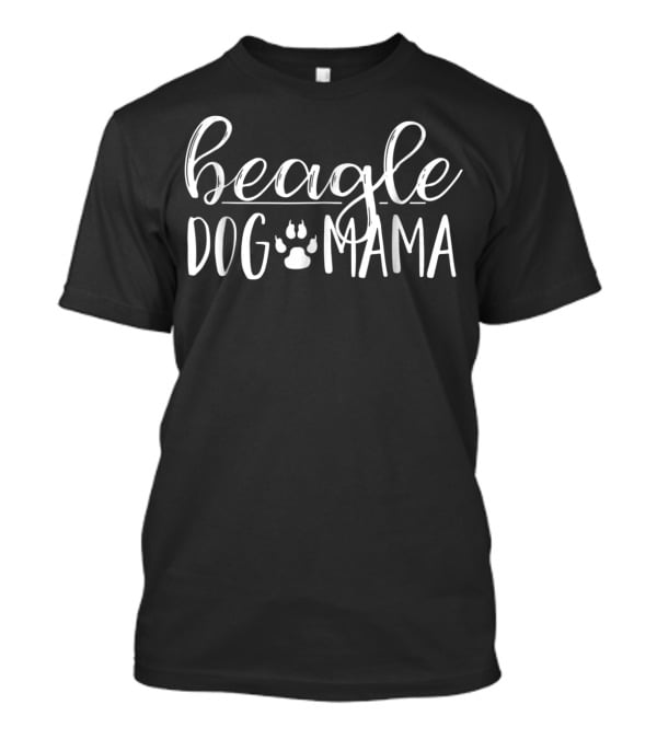 Beagle Dog Mama Pet Mom Apparel96 Paw Prints T-Shirt