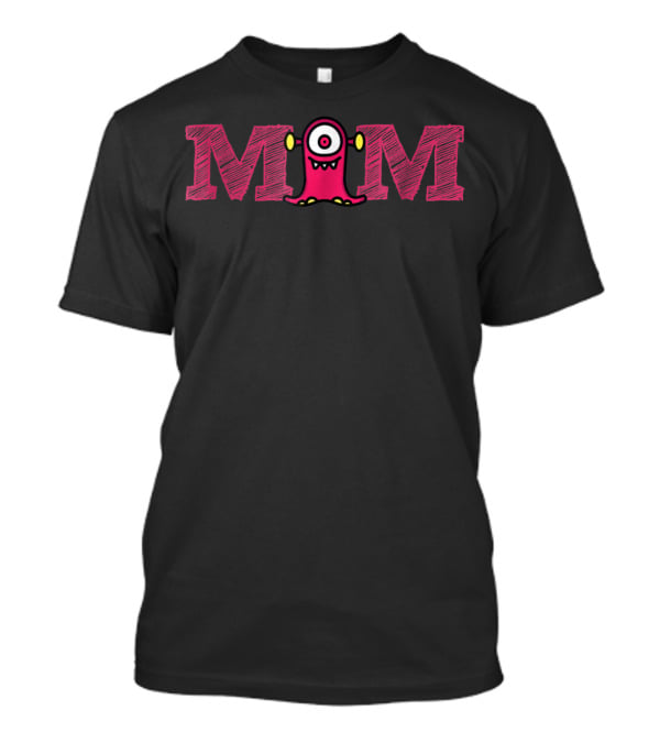 Mom Monster Halloween Edition One-Eyed Emoji T-Shirt