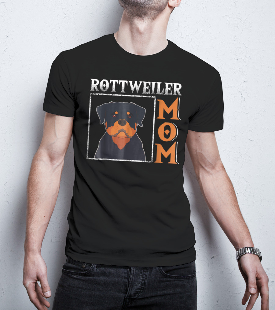 Rottweiler Mom Funny Dog Lover94 T-Shirt