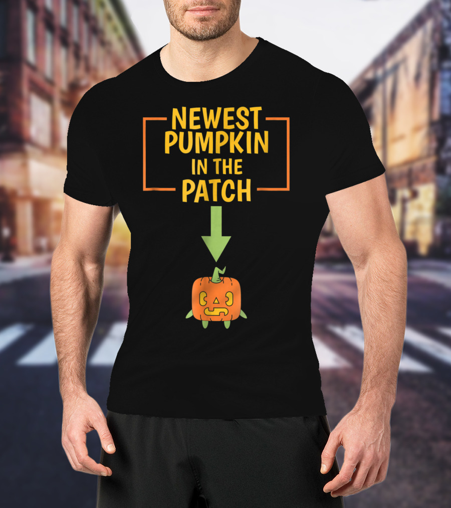 Newest Pumpkin In The Patch Thanksgiving Expecting Mom Pregnant Wife T-Shirt