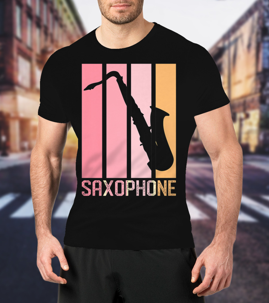 Saxophone Band Mom Marching Band School Music T-Shirt