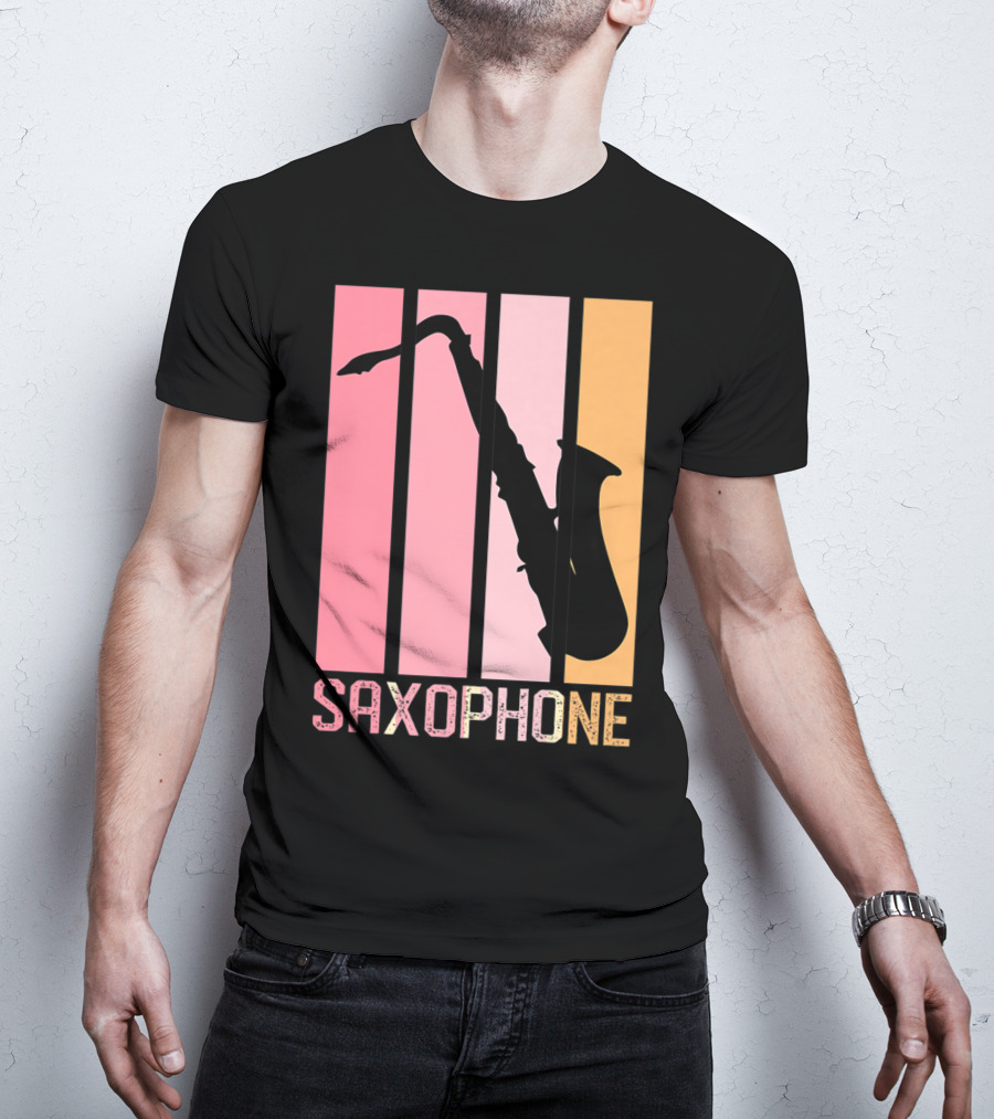 Saxophone Band Mom Marching Band School Music T-Shirt