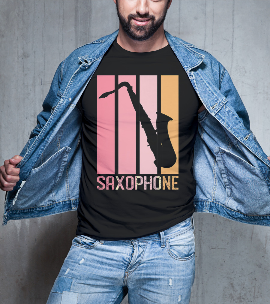 Saxophone Band Mom Marching Band School Music T-Shirt