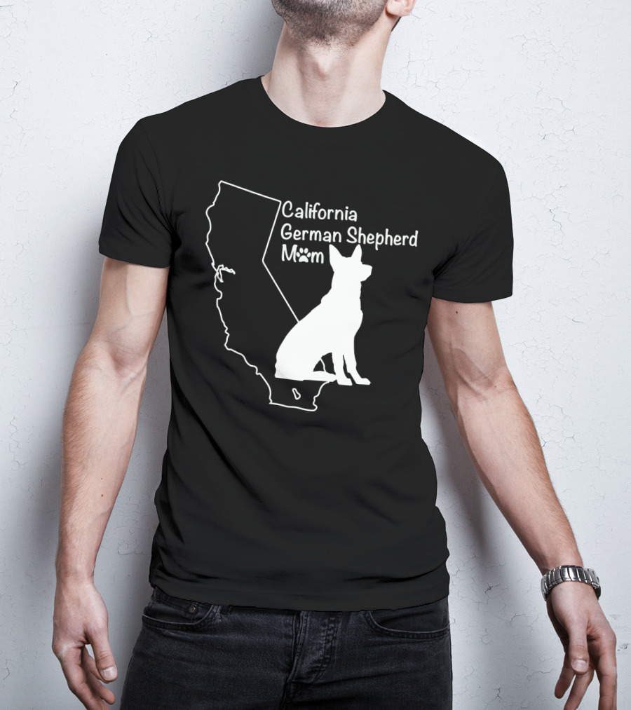 California German Shepherd Mom T-Shirt