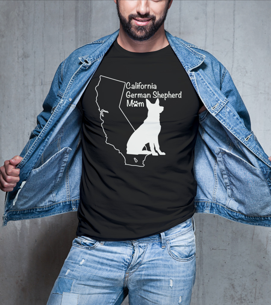 California German Shepherd Mom T-Shirt