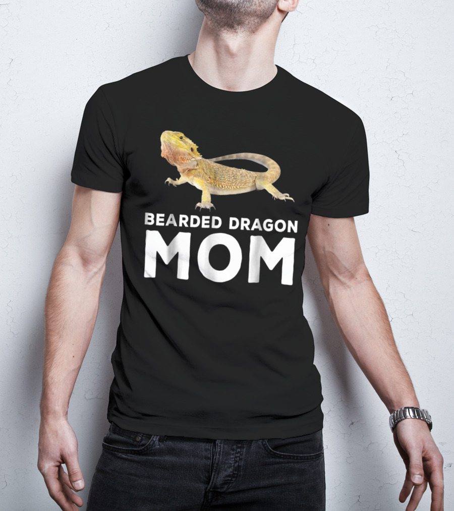 Bearded Dragon Mom Mother Pogona Reptile Enthusiast T-Shirt