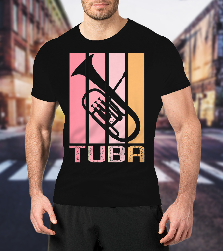 Band Mom Tuba Marching Band School Tuba T-Shirt