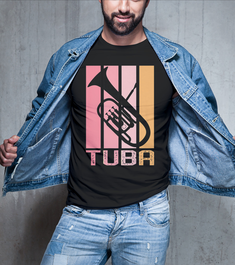 Band Mom Tuba Marching Band School Tuba T-Shirt