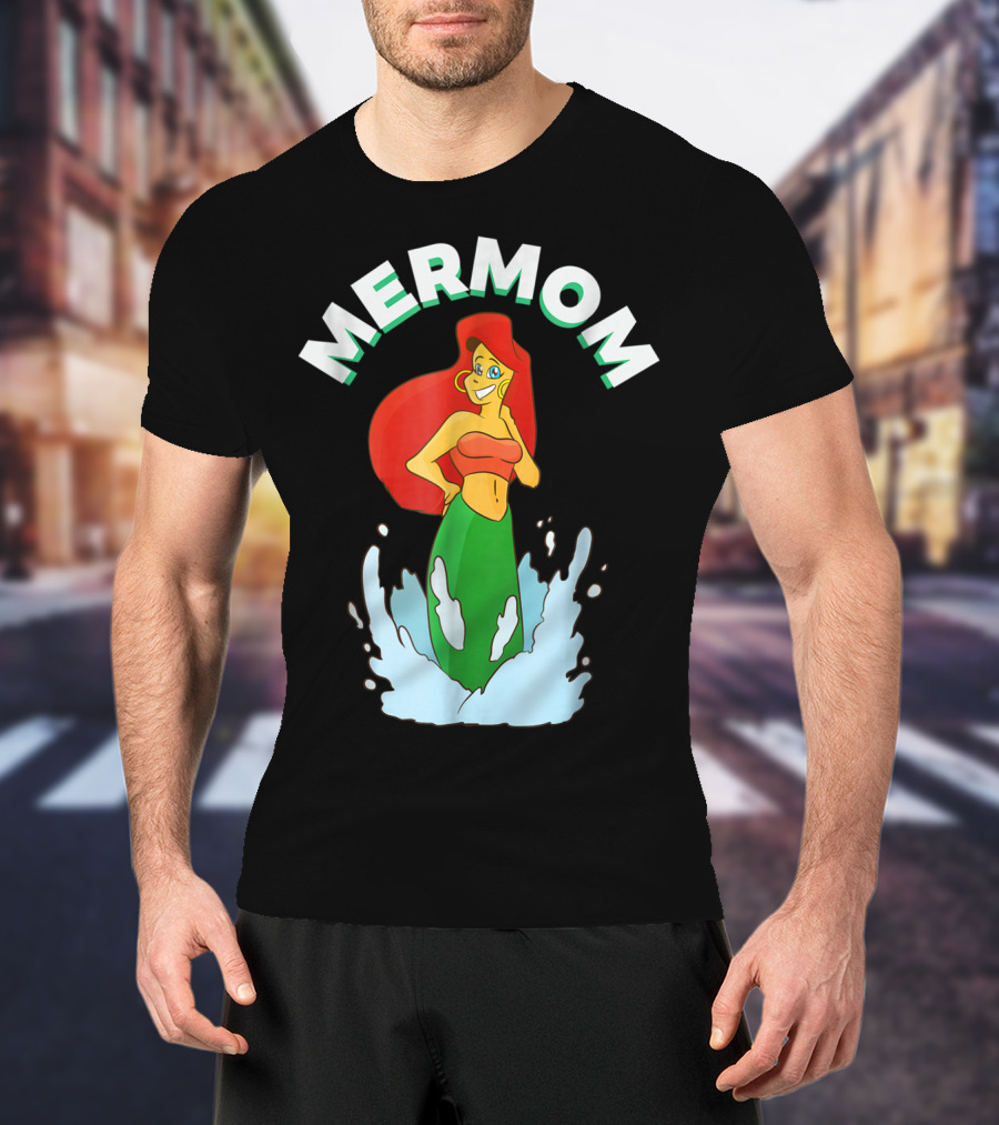 Mermom Cool Mermaid Mom Best Idea39 T-Shirt