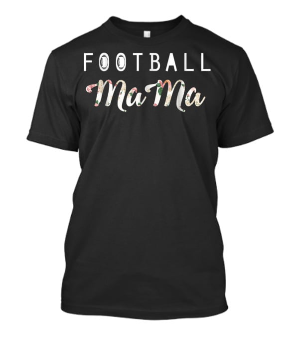 Football Mama Proud Mom Game Day T-Shirt
