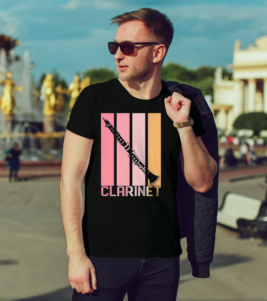 Band Mom Clarinet Marching Band School Clarinet T-Shirt