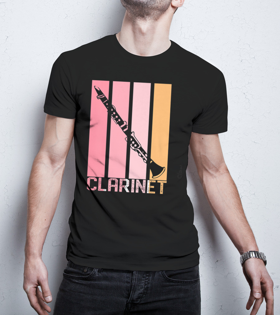 Band Mom Clarinet Marching Band School Clarinet T-Shirt
