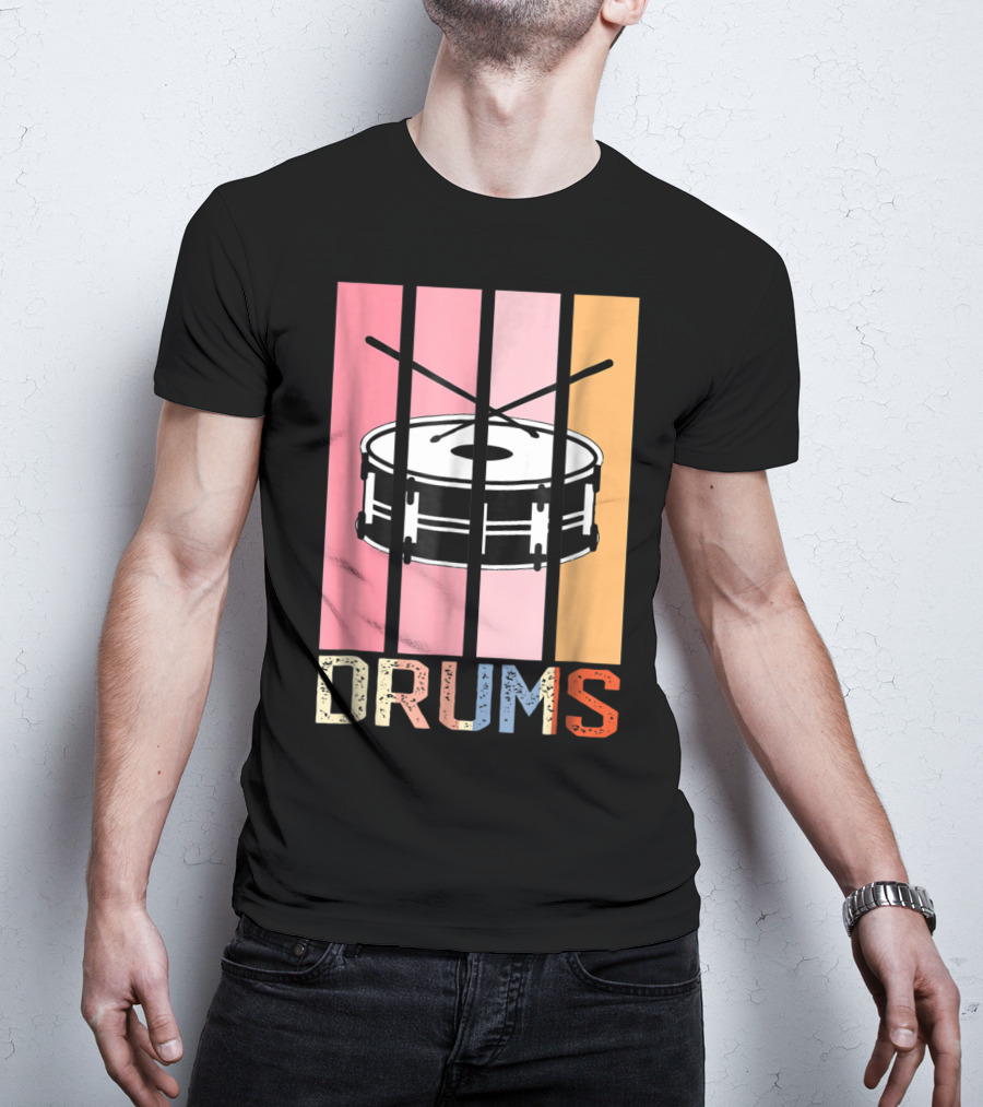 Drum Mom Marching Band High School Drums Drums95 T-Shirt