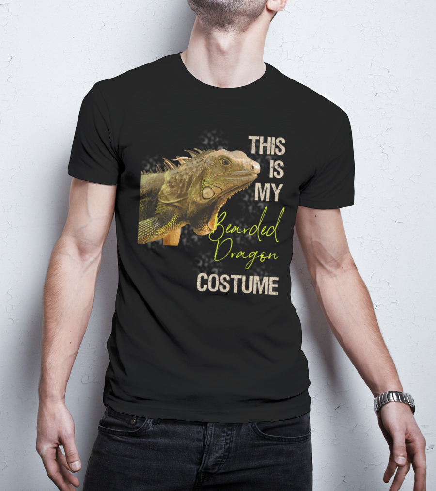 This Is My Bearded Dragon Costume Funny Bearded Dragon Costume Art Apparel Clothes38 T-Shirt