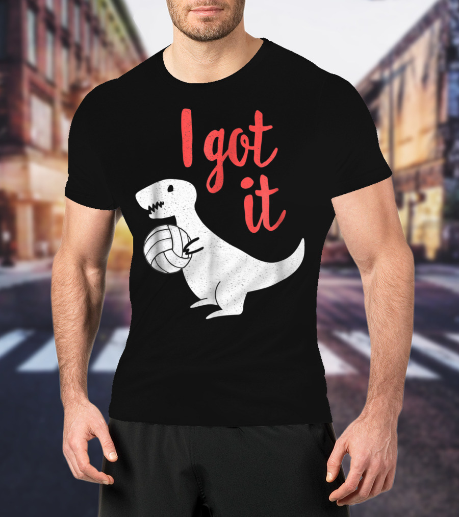 I Got It Cute TRex Volleyball Mom Dad Dinosaur T-Shirt