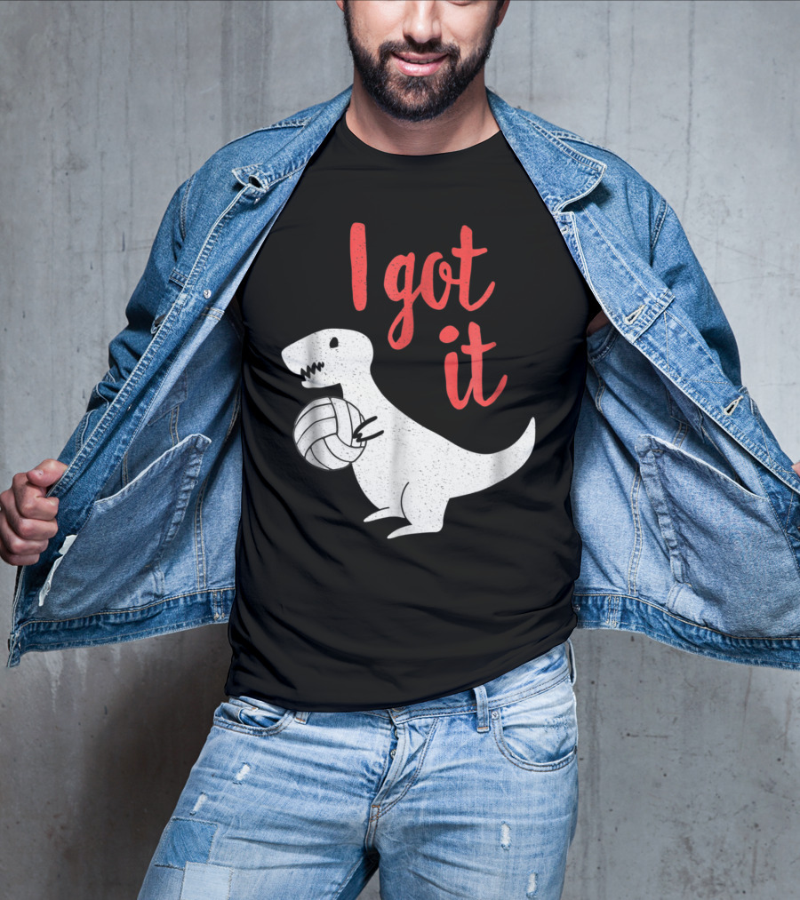 I Got It Cute TRex Volleyball Mom Dad Dinosaur T-Shirt
